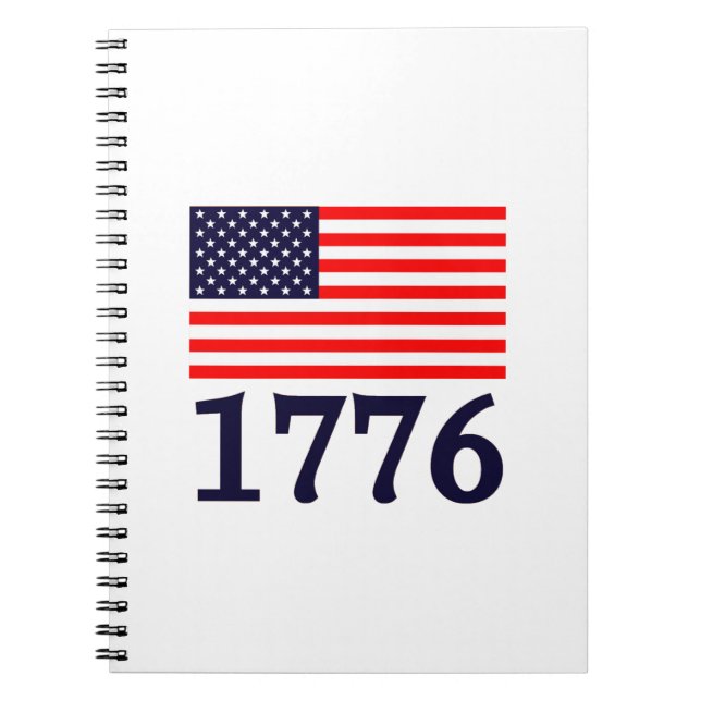 USA 1776 ANTECKNINGSBOK (Framsidan)