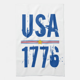 USA 1776 Patriotic Kökshandduk