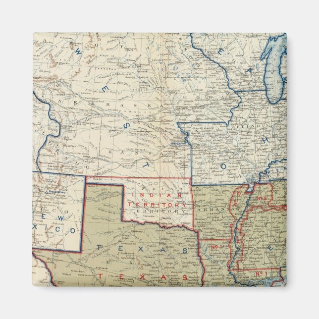 USA 1861 juni Magnet (Framsidan)