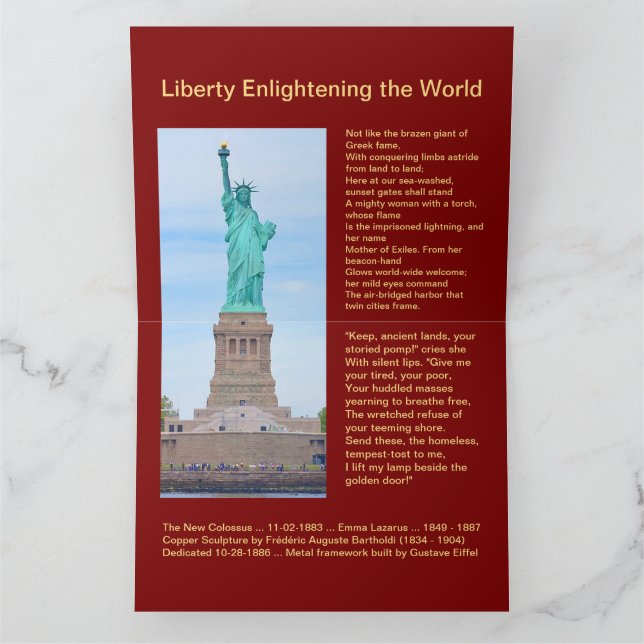 USA 1895 $5 Liberty, halv Eagle Note Card Kort (Inuti)