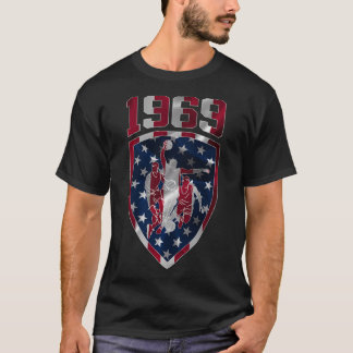 USA 1969 Basketball 55:e födelsedagen T Shirt