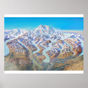 " USA: 1994/i dag Alaska - DANALI nationalpark Poster