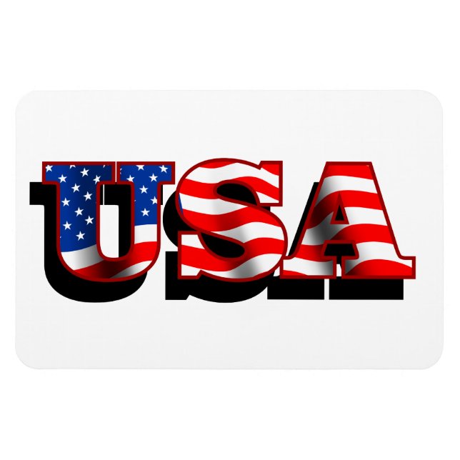 USA 1 Flexi Magnets Magnet (Horisontell)
