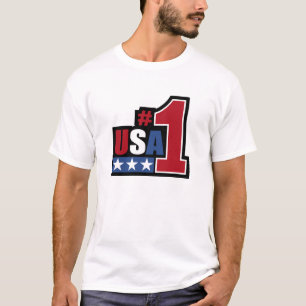 USA #1 t-skjorta Tee Shirt