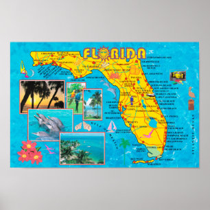 " USA: 2012/heute Florida - Urlaubs Postkarte ... Poster