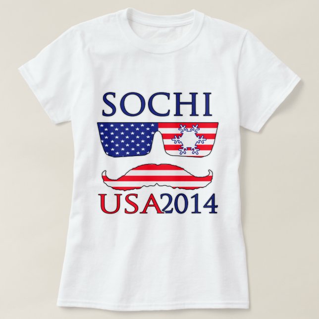 USA 2014 vinter Tee Shirt (Design framsida)