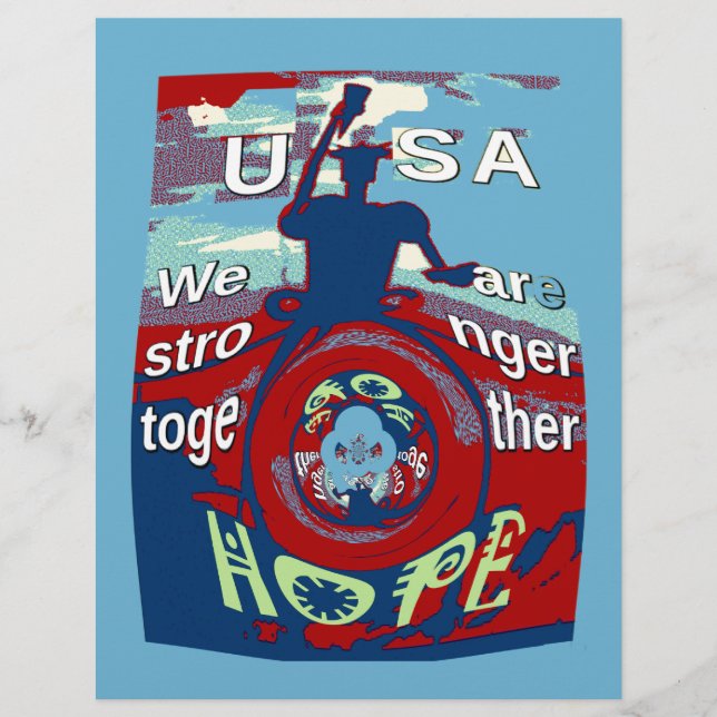USA 2016: "Ha en bra dag, Hillary Stronger tillsam (Framsida)