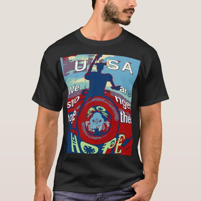USA 2016: "Ha en bra dag, Hillary Stronger tillsam Tee Shirt (Framsida)
