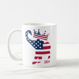USA: 2024 Presidentval Republican Elephant Kaffemugg