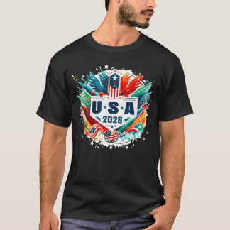 USA 2026 Go United States Sport USAeam 2026 USA fa T Shirt