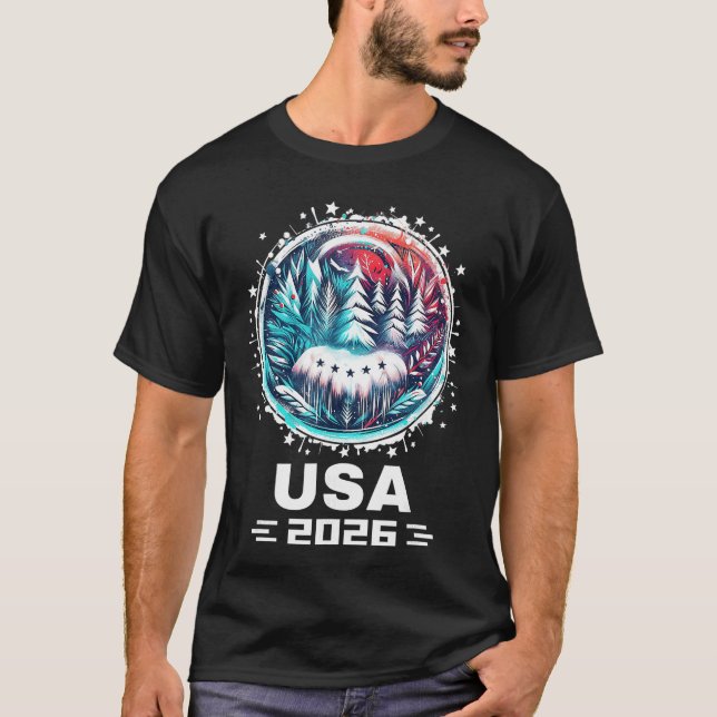 USA 2026 Go United States Winter Sport USAeam 2026 T Shirt (Framsida)