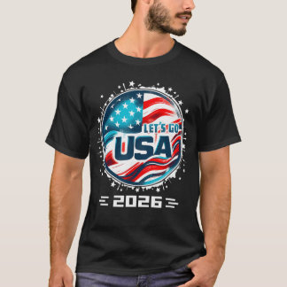 USA 2026 Goa USA Sport USAeam 2026 USA re T Shirt