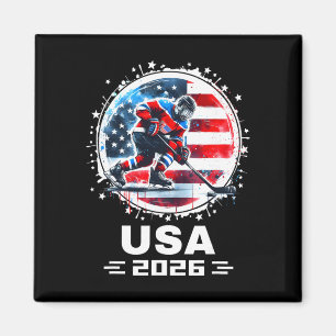 USA 2026 Hockey Tröja För Män Kvinnor Barn Hockey Magnet