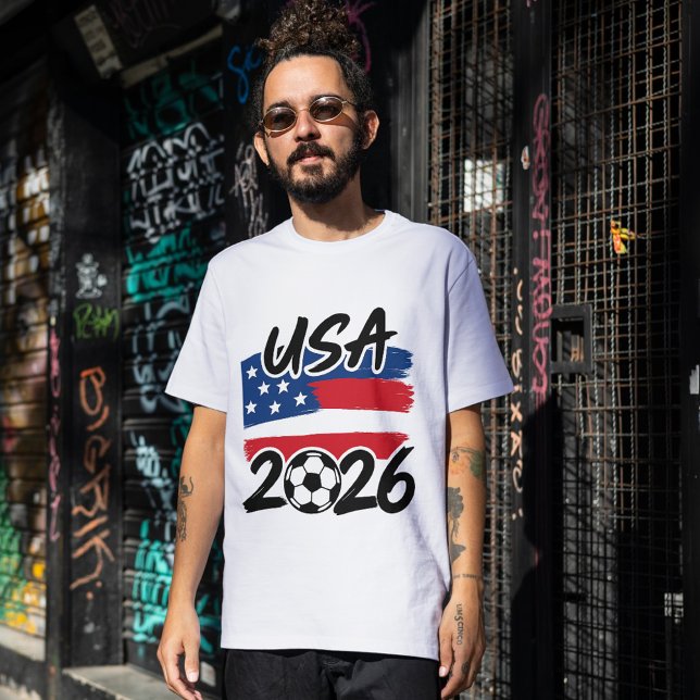 USA 2026 Soccer Design T Shirt (Skapare uppladdad)