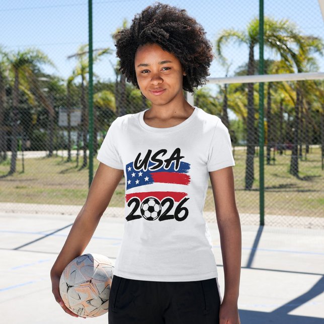 USA 2026 Soccer Design T Shirt (Skapare uppladdad)