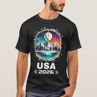 USA 2026 Stå tillsammans USA Vintersport USAeam 20 T Shirt