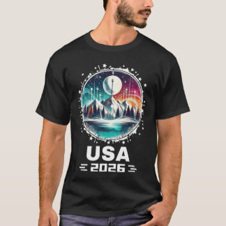 USA 2026 Stå United States Vintersport USAeam 2026 T Shirt