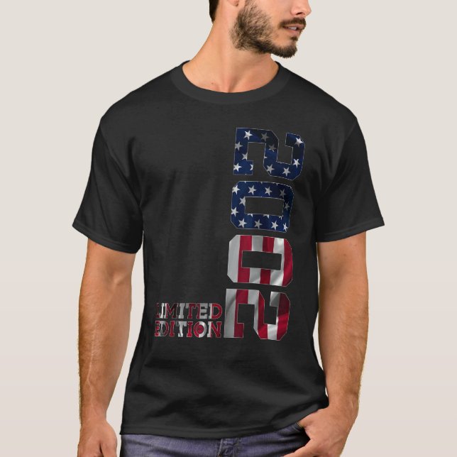 USA 20 år 20:e födelsedagen 2002 T Shirt (Framsida)