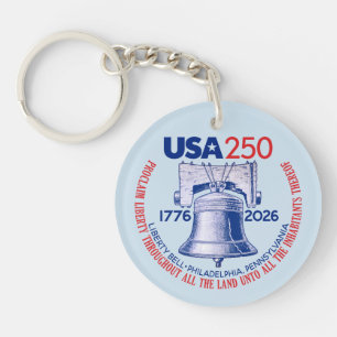 USA 250 - 1776-2026 - Frihetsklockan Röd Vit Blå