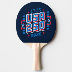 USA 250-1776-2026 Pixel Art Pingisracket