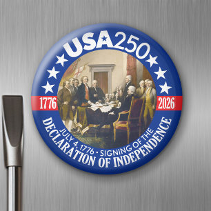 USA 250 - 1776-2026 - Självständighetsförklaring Magnet