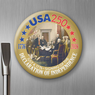 USA 250 - 1776-2026 - Självständighetsförklaring Magnet