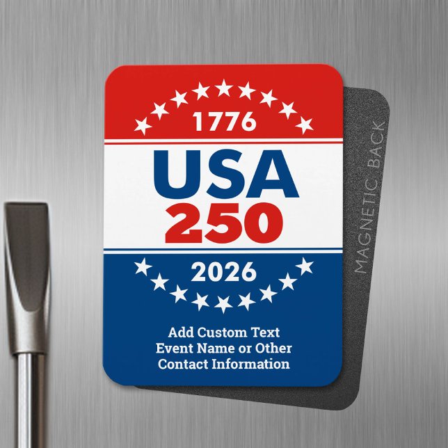 USA 250 - Amerikas födelsedagsklassiker - 1776-202 Magnet (USA 250 Magnet - Celebrate America)