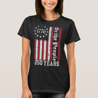 USA 250 år 1776-2026 Vi Folket Vintage Amer T Shirt