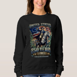 USA 250 år 1776-2026 Washington Häst Svärd T Shirt