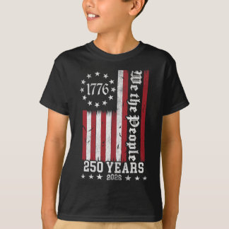 Usa 250 År 1776-2026 We The People Vintage Amer T Shirt