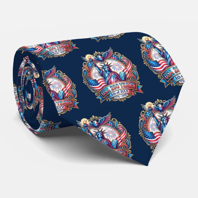 USA 250 år 4 juli 1776-2026 Slips (Rullad)