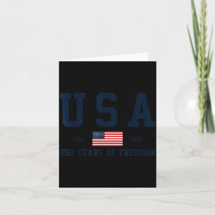 USA 250 år av frihet 1776 2026 America's 250-årsda Kort