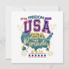 USA 250 ÅR AV FRIHET INBJUDNINGAR