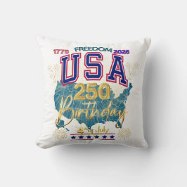 USA 250 ÅR AV FRIHET KUDDE