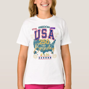 USA 250 ÅR AV FRIHET T SHIRT