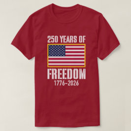 USA 250 år av frihet t-shirt