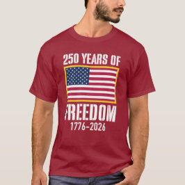USA 250 år av frihet t-shirt
