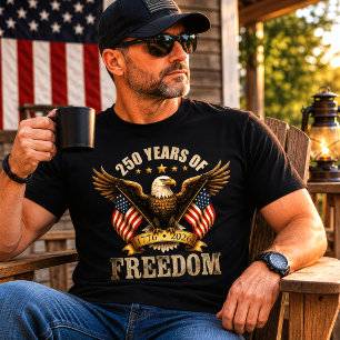 USA 250 år av frihet Vitstrupig havsörn T Shirt