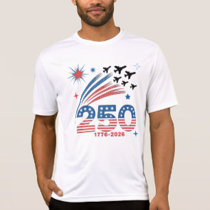 USA 250 år av frihetsfirande design T Shirt