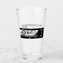 USA 250 år design Glaskopp