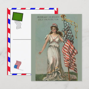 USA 250 år firande: Amerika 1776–2026 Helg Vykort