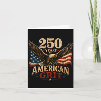 USA 250 år fjärde juli patriotisk 1776 Kort