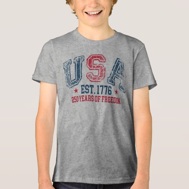 USA 250 år frihet T Shirt (Framsida)