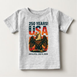 USA 250 år - Patriotic Örn den 4 juli 2026 T Shirt