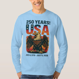 USA 250 år - Patriotic Örn den 4 juli 2026 T Shirt