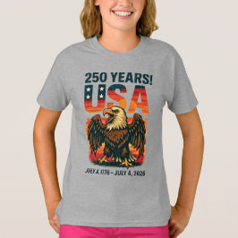 USA 250 år - Patriotic Örn den 4 juli 2026 T Shirt