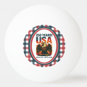 USA 250 år – Patriotisk Havsörn 4 juli 2026 Pingisboll