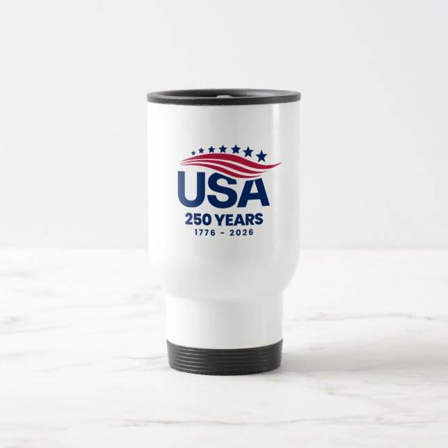USA 250 år Resemugg (Center)