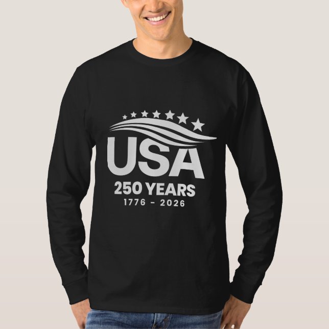 USA 250 år T Shirt (Framsida)