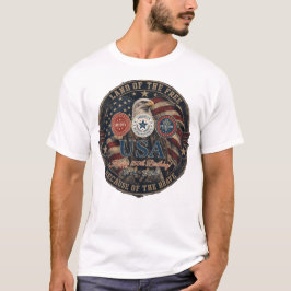 USA 250-års födelsedagsörn Frihetsgrafik T Shirt